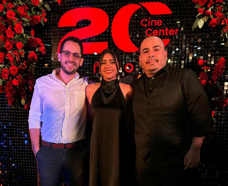 Esteban Alfaro, Karen Eguez and Mauricio Vasquez from Geeked 