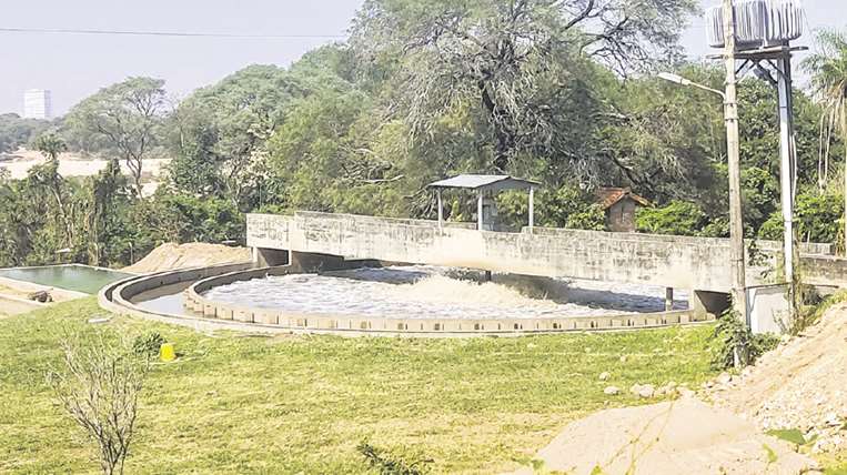 Planta de tratamiento de aguas residuales de la zona