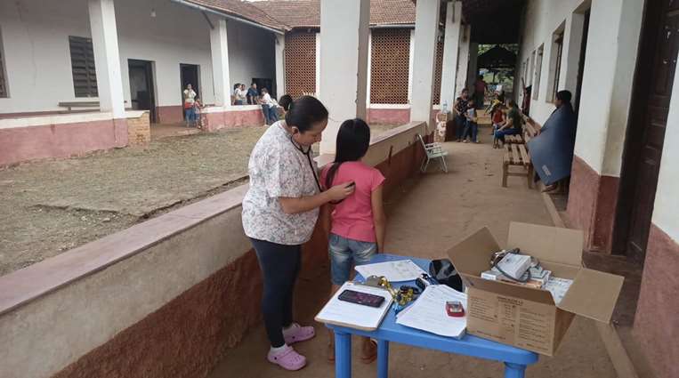 En el albergue hay una brigada médica / Foto: Alcaldía de Roboré