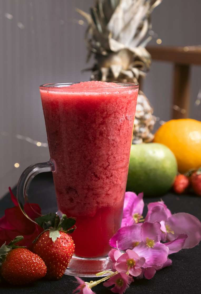 Frappé de frutilla