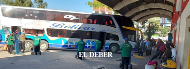 terminal de buses de Santa Cruz