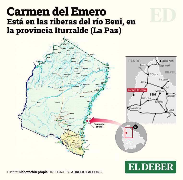 Ubicación de Carmen del Emero