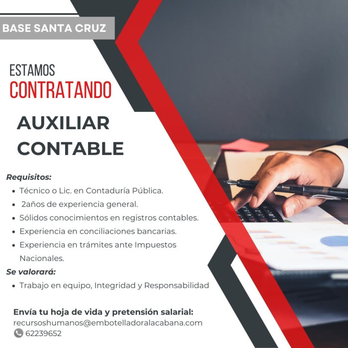 AUXILIAR CONTABLE - image 1